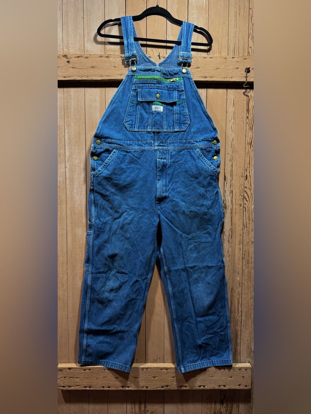 TWO PAIRS liberty OVERALLS Relaxed-Fit Men's 38 x 28